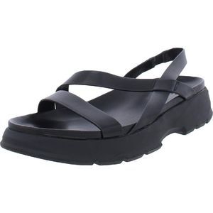 Naturalizer Womens Jubalee Black Faux Leather Slingback Sandals Shoes NEW NIB